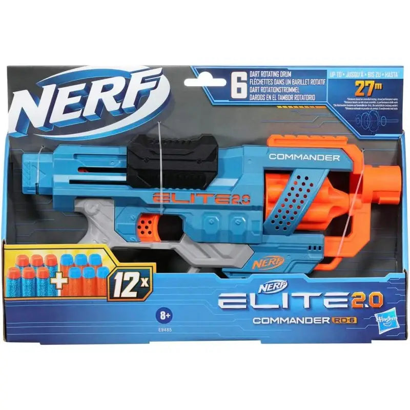 Nerf Elite 2.0 Commander 6 Round Shots - Toys