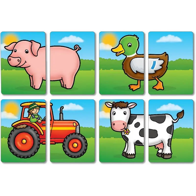 Orchard Toys Farmyard Heads and Tails Game - Puzzles