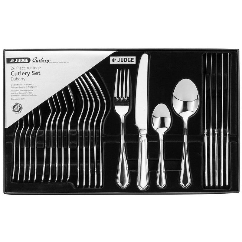 Judge Dubarry Vintage Cutlery Set 6 Place Settings 24 Piece PP343E