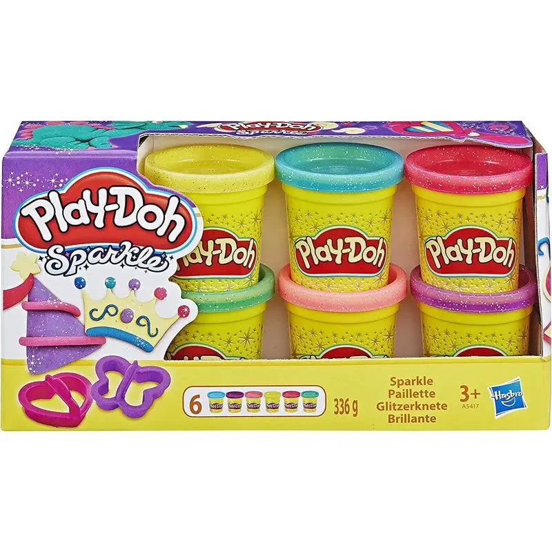 Play-Doh Sparkle Compound 6 Pack - Play-Doh