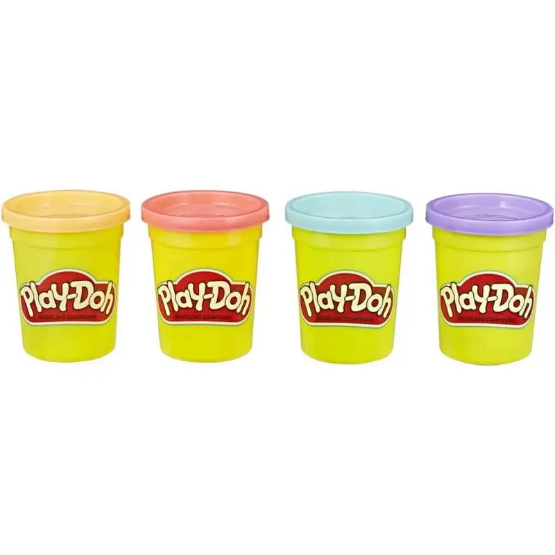 Play-Doh Tubs 448g 4 Pack For Age 2+ - Assorted Colours -