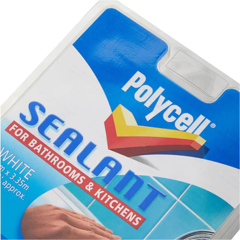 Polycell Sealant For Bathrooms & Kitchens White 22mm x