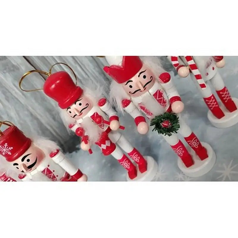 Premier 12cm Christmas Nutcracker In Red & White Dressing