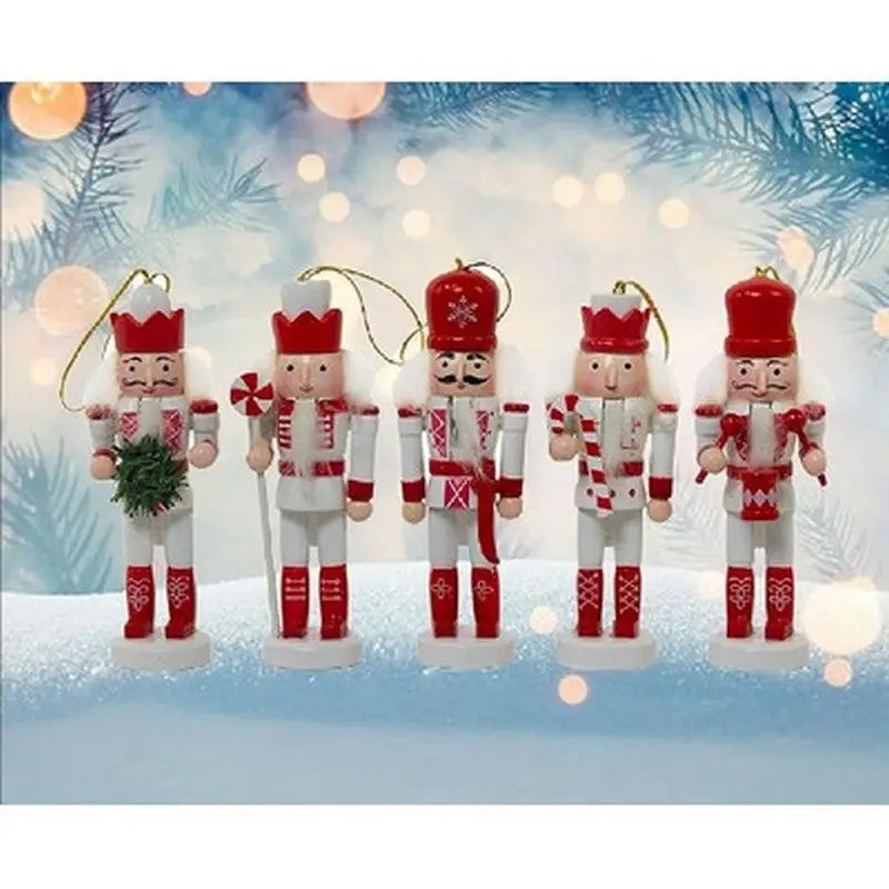 Premier 12cm Christmas Nutcracker In Red & White Dressing