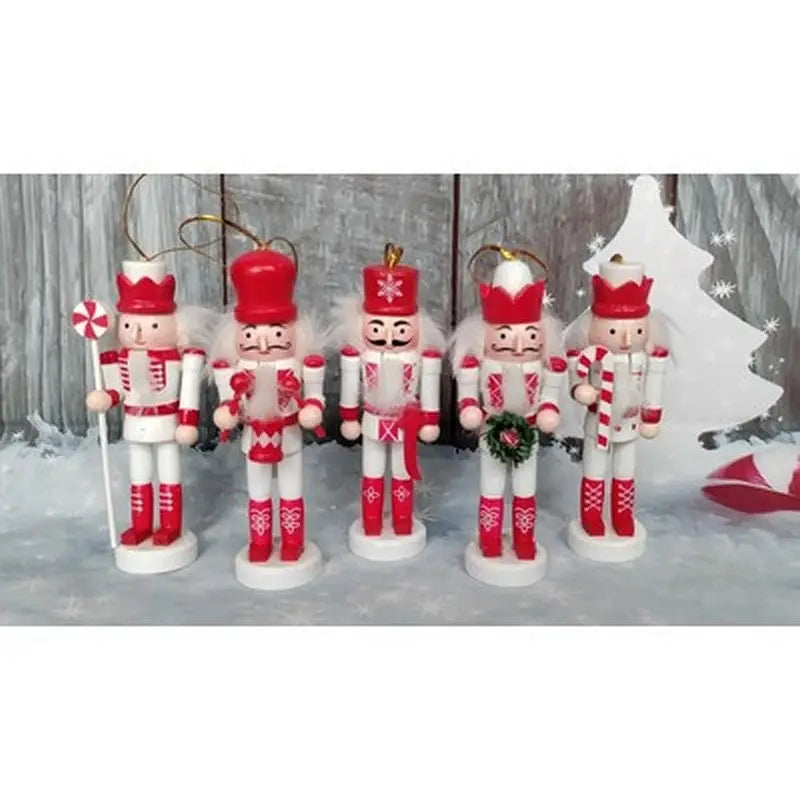 Premier 12cm Christmas Nutcracker In Red & White Dressing