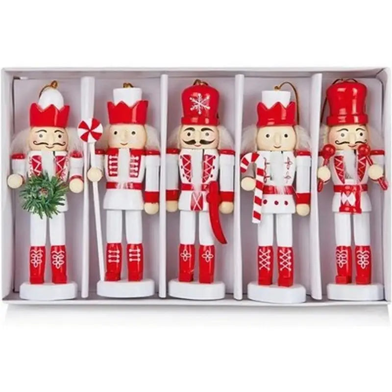 Premier 12cm Christmas Nutcracker In Red & White Dressing