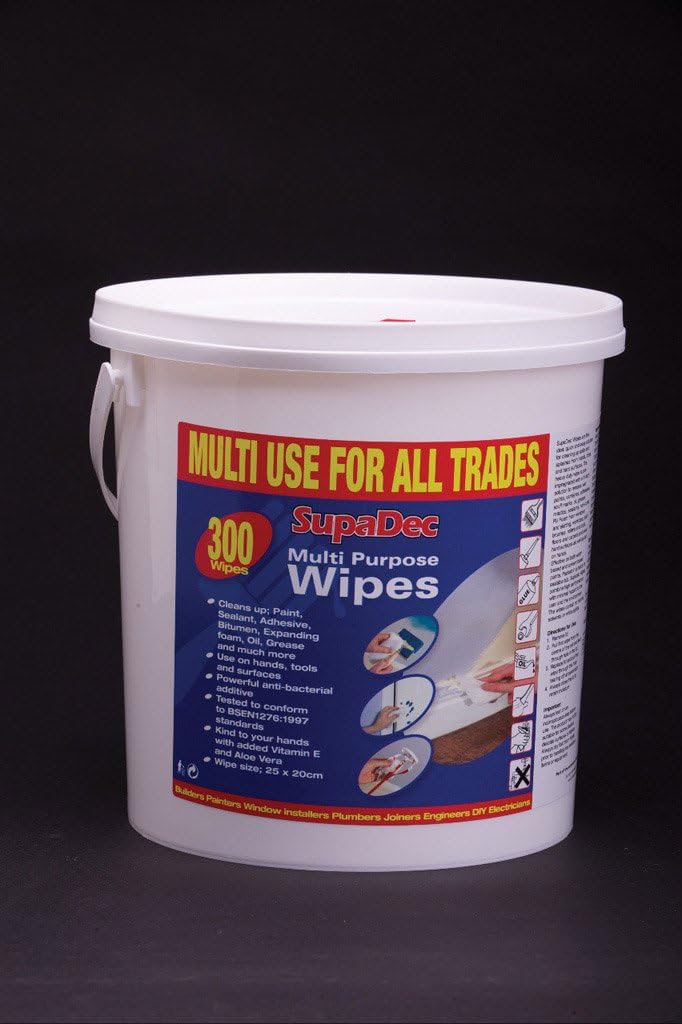 SupaDec Multi-Use Multi-Purpose Wipes - 300pk