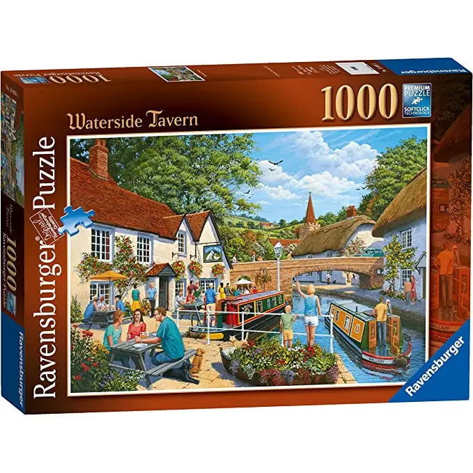 Ravensburger Puzzle 1000pce - Waterside Tavern - Jigsaw