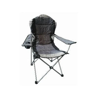 Redwood Leisure Padded High Back Canvas Chair - Grey -