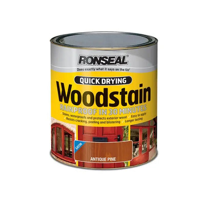 Ronseal Quick Drying Woodstain Satin Dark Oak 750ml