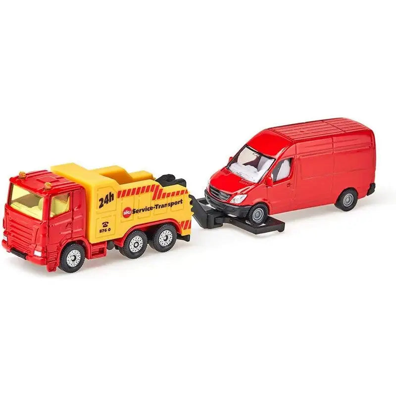 Siku Breakdown Truck With Van Toy 1:87 Scale - Toys