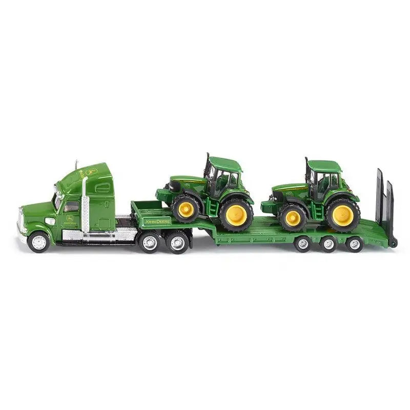 Siku Low Loader With 2 x John Deere Tractors 1837 - Toys >>