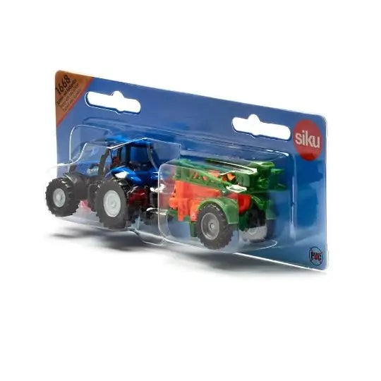 SIKU SMALL NEW HOLLAND TRACTOR WITH CROP SPRAYER - Toys &