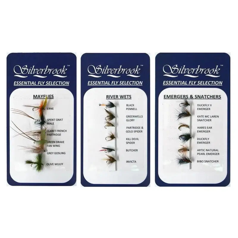 Silverbrook Essential Fly Selection - Various Patterns