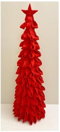 Red Felt Tree 52cm