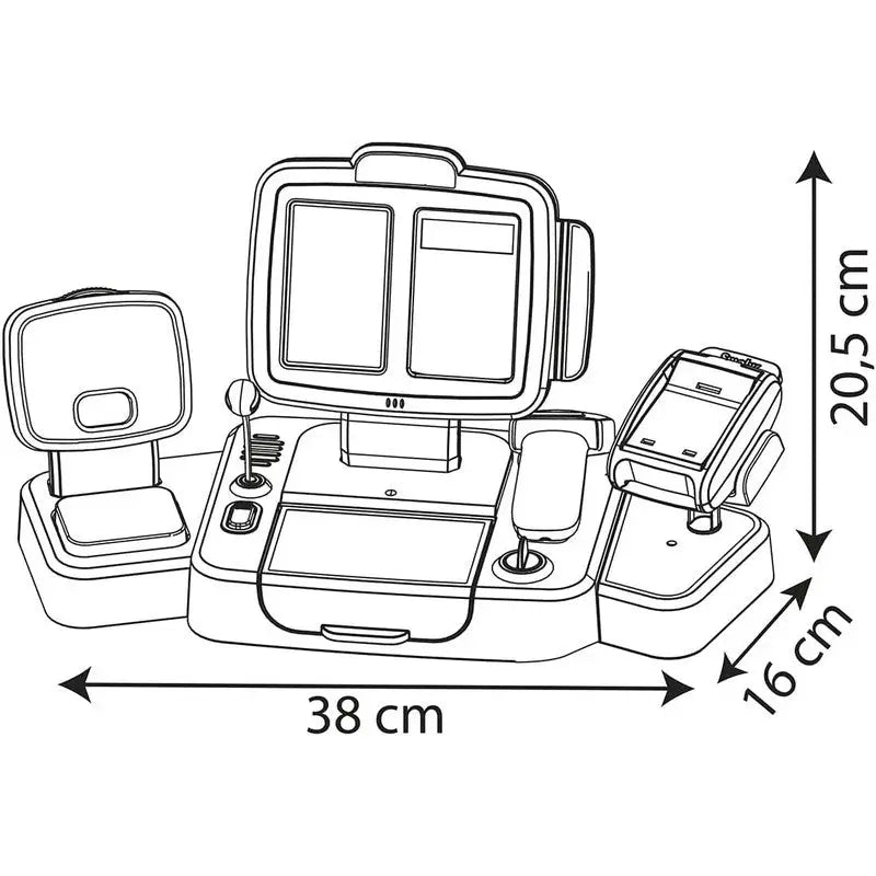 Smoby Large Mini Market Cashier - Toys & Games