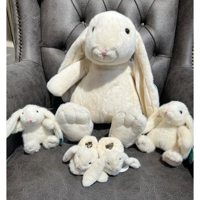 Soft Toy Bunny Teddies - Cream - Mini Small & Large