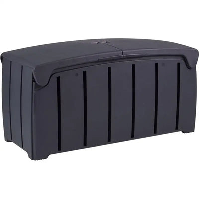 Strata Outdoor Garden Parcel Storage Box 322 Litre - Black