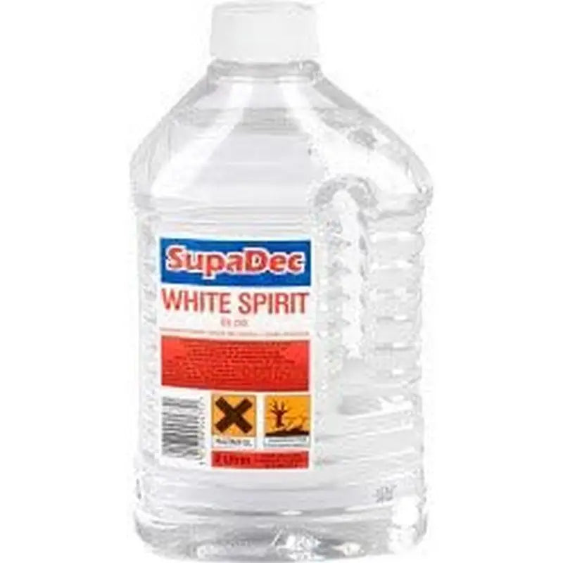 SupaDec White Spirit 750ml & 2L Available - 2L - White