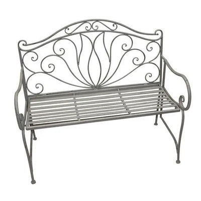 SupaGarden Pagoda Richmond Steel Frame Bench - 104 x 58 x