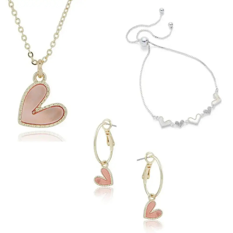 Te Amo Gold / Silver Plated Mother of Pearl Jewellery Range