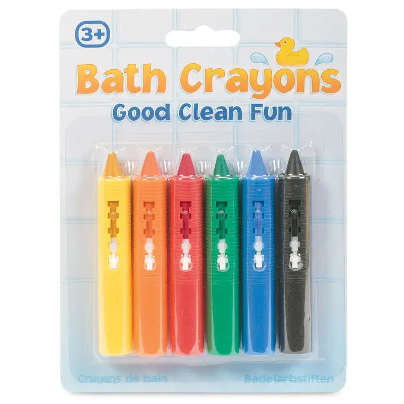 Tobar Bath Crayons - Assorted Colours 6 Pack - Toys