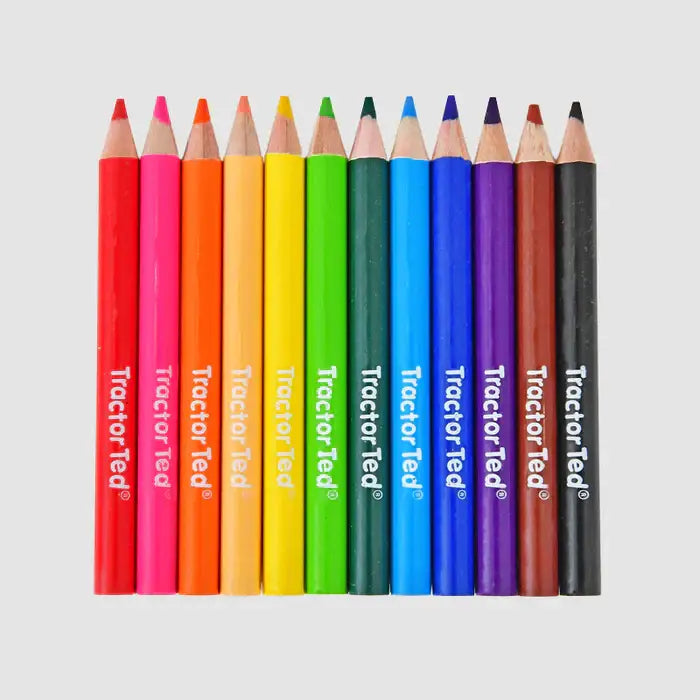 Tractor Ted Colouring Pencil Tube - Pencils