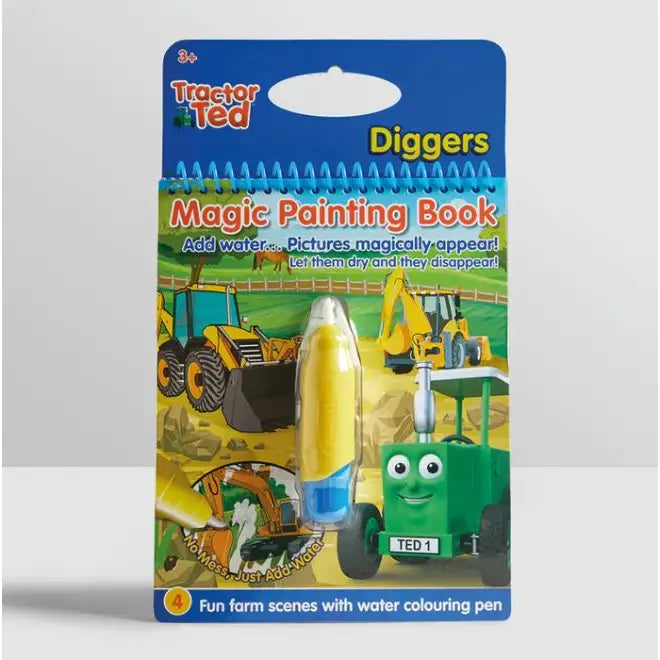 TRACTOR TED DIGGERS MAGIC PAINTING BOOK - Books