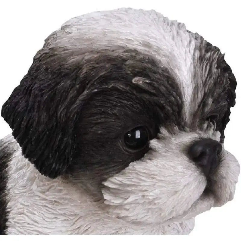 Vivid Arts Frost Resistant Shihtzu Pet Pal Puppy - Black &