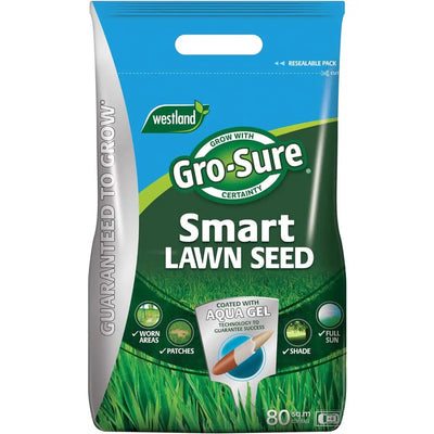 Westland Gro-Sure Smart Lawn Seed Bag 80m2 - 3.2KG - Lawn