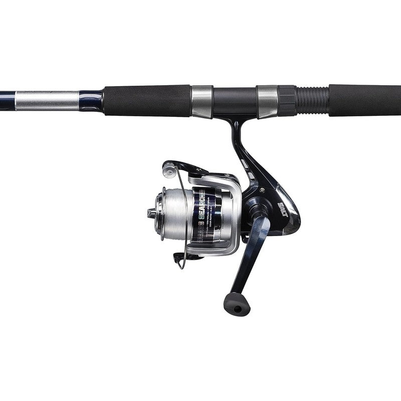 Shakespeare Salt Seabass Searcher 2pce Spin Combo Fishing Rod & Reel With Starter Kit - 9ft 40-80g