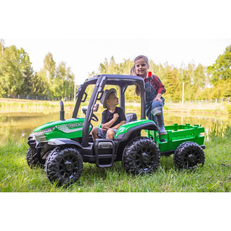 AgriPow 24V Electric Ride On Tractor with Trailer