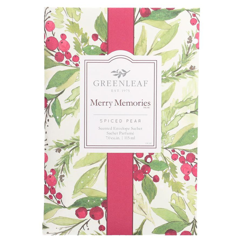 Greenleaf Merry Memories Spiced Pear Scented Sachet