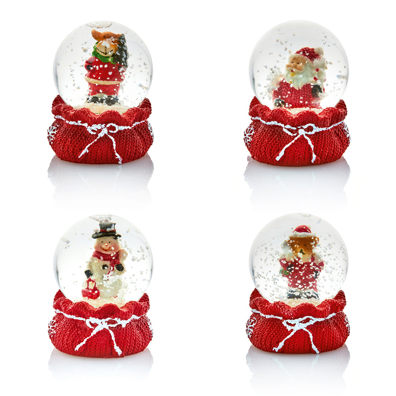 Premier Waterglobe with Xmas Sack Snowglobe 45mm (1 SENT)